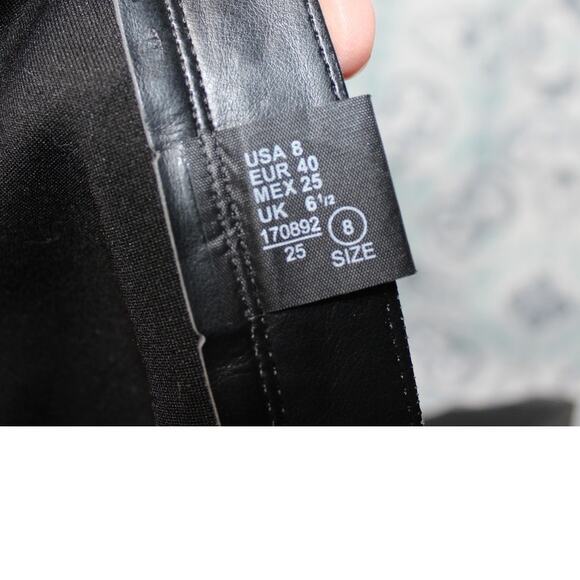 Fioni‎ Boots Black, Knee-High Size 8 - Picture 8 of 9